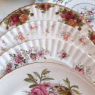 Vintage Mismatched Salad Plates