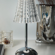 Silver & Crystal Tabletop Lamps